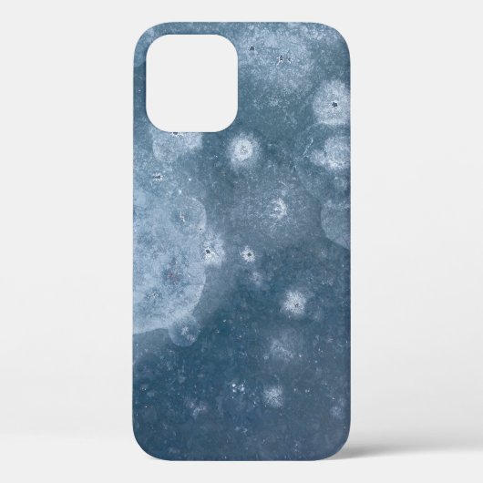Zwarte en witte florale textiel Case-Mate iPhone case (Achterkant)