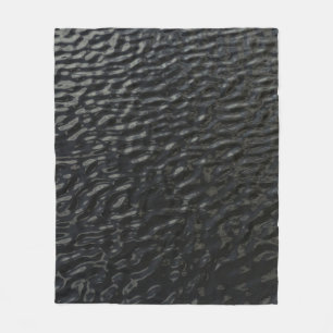 Zwarte en witte florale textiel fleece deken