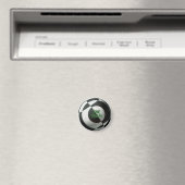 Zwarte en witte Footballs Magneet (Insitu (Vaatwasser))