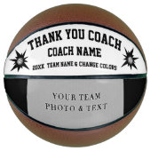 Zwarte en witte foto Basketball Coach Gift Ideeën Basketbal (Voorkant)