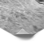 ZWARTE EN WITTE FOTO-CABIN DECOR-POSTER POSTER (Hoek)