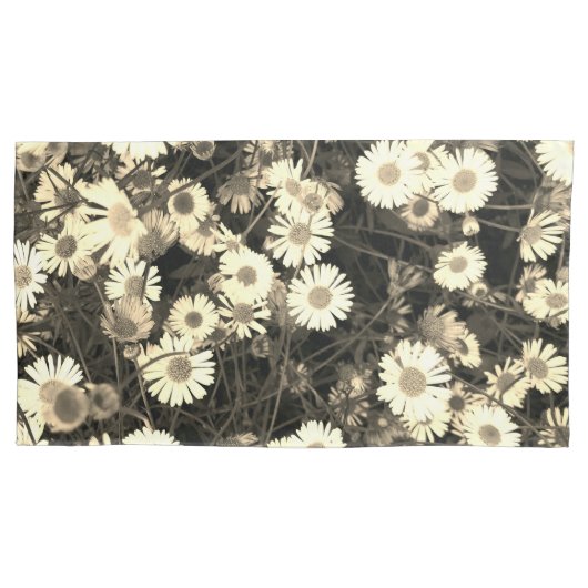 Zwarte en witte foto kussensloop (Voorkant-Links)