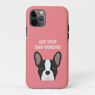 Zwarte en witte frank Case-Mate iPhone case