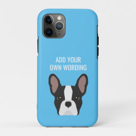 Zwarte en witte frank Case-Mate iPhone case