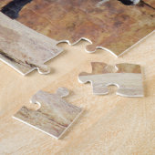 Zwarte en witte gebergte op Rocks Legpuzzel (Zijkant)