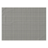 Zwarte en witte Gingham Cotton Tablecloth Tafelkleed (Voorkant (Horizontaal))