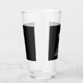 Zwarte en witte giraf glas (Rechts)