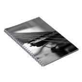 Zwarte en witte gitaar notitieboek (Rechterzijde)