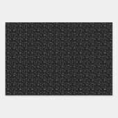 Zwarte en witte gitaren inpakpapier vel (Voorkant 2)