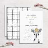 Zwarte en witte goudverdier Baby, tweede verjaarda Kaart