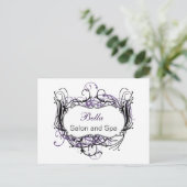 zwarte en witte grafische kaart Hartelijk dank (Staand voorkant)