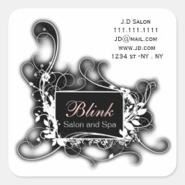 zwarte en witte grafische stickers