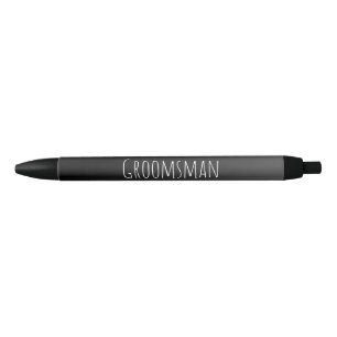 Zwarte en Witte Groomsman Inkt Pen
