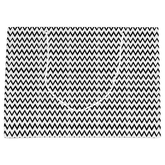 ZWARTE EN WITTE GROOT CADEAUZAKJE (Voorkant)