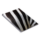Zwarte en witte haarstrepen notitieboek (Rechterzijde)