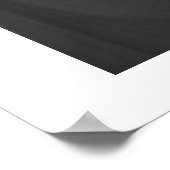 Zwarte en witte halve zon poster (Hoek)