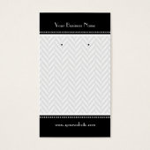 Zwarte en witte haring visitekaartje (Voorkant)