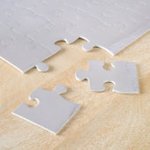 Zwarte en witte hengst paardenkunst legpuzzel (Zijkant)