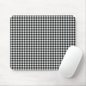 Zwarte en witte honden Tooth Mousepad Muismat (Met muis)