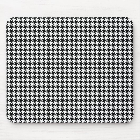 Zwarte en witte honden Tooth Mousepad Muismat (Voorkant)