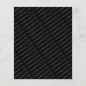 Zwarte en witte honkbal, honkbalkamp flyer (Achterkant)