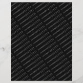 Zwarte en witte honkbal, honkbalkamp flyer (Achterkant)