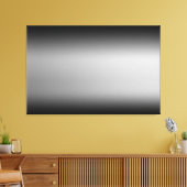 Zwarte en Witte Horizon Kunstwerk op Canvas Afdruk (Insitu (Woonkamer))