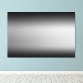 Zwarte en Witte Horizon Kunstwerk op Canvas Afdruk (Insitu (Houten vloer))