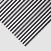 Zwarte en witte horizontale strepen tissuepapier (Detail)