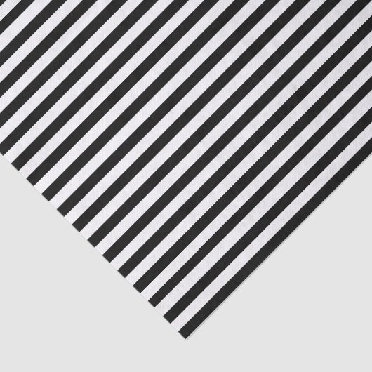 Zwarte en witte horizontale strepen tissuepapier (Detail)