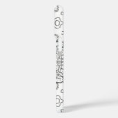 Zwarte en Witte Huge Mandala Zen Buddha Geometric Case-Mate iPhone Case (Achterkant / Links)