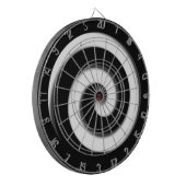 Zwarte en Witte Hypnotic Regulation Dart Board Dartbord (Voorkant Links)