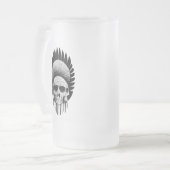 Zwarte en witte Indiase Mok (Voorkant links)