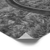  zwarte en witte jongens 2 op een motorfiets poster (Hoek)