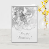 Zwarte en witte Kaart (Gele Bloem)