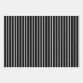 Zwarte en Witte Kassy Birthday Inpakpapier Vel (Voorkant 3)