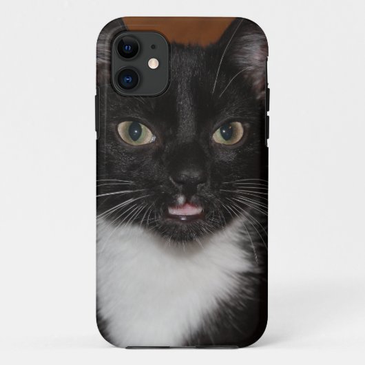 ZWARTE EN WITTE KAT Case-Mate iPhone CASE (Achterkant)