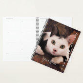 Zwarte en witte kat - Daily Planner - HAMbWG (Display)