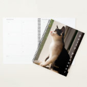Zwarte en witte kat - Daily Planner - HAMbWG (Display)