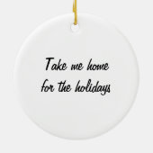 Zwarte en witte kat keramisch ornament (Achterkant)