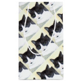 Zwarte en witte kat klein cadeauzakje (Achterkant)