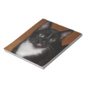 ZWARTE EN WITTE KAT NOTITIEBLOK (Linkerzijde)