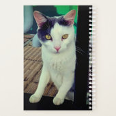 Zwarte en witte kat planner (Achterkant)