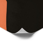 Zwarte en witte kat poster (Hoek)