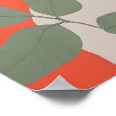 Zwarte en witte kat poster (Hoek)