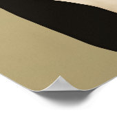 Zwarte en witte kat poster (Hoek)