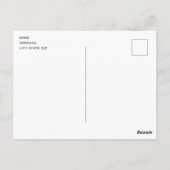 Zwarte en witte kat Verjaardag Briefkaart (Achterkant)