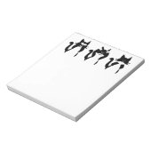 Zwarte en witte katten | Drie Katten Notitieblok (Linkerzijde)