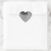 Zwarte en witte katten hart sticker (Tas)