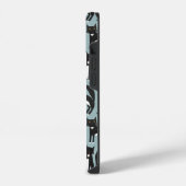 Zwarte en witte katten iPhone hoesje (Linkerkant)
